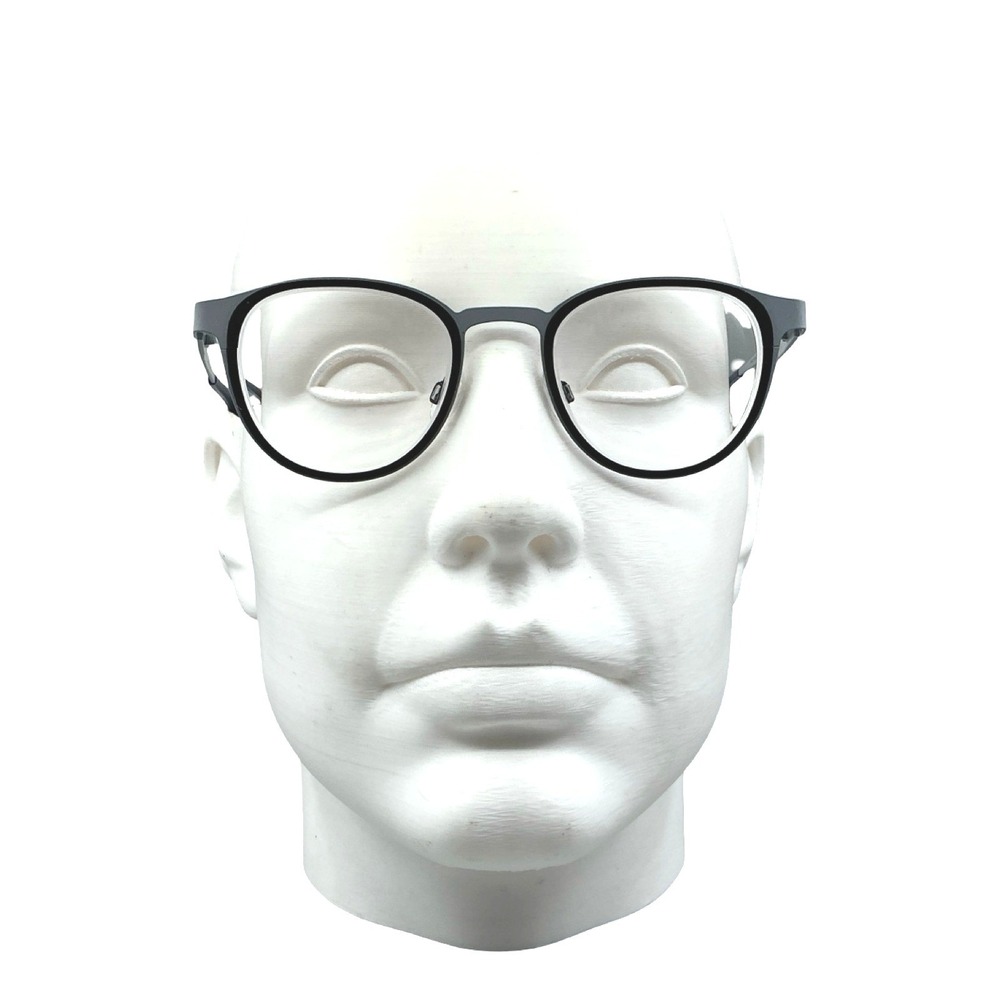 Bevel Rosa 8532 BGDB Eyeglasses Black Silver Round Frames Japan 47-21